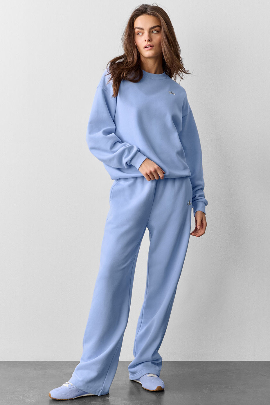 Accolade Crew Neck Pullover - Light Provence Blue