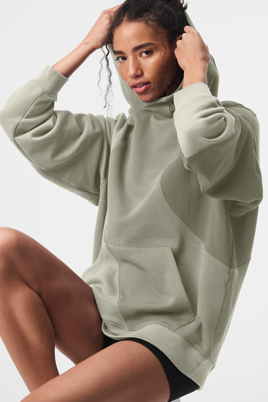 Make Waves Hoodie - Limestone Tonal