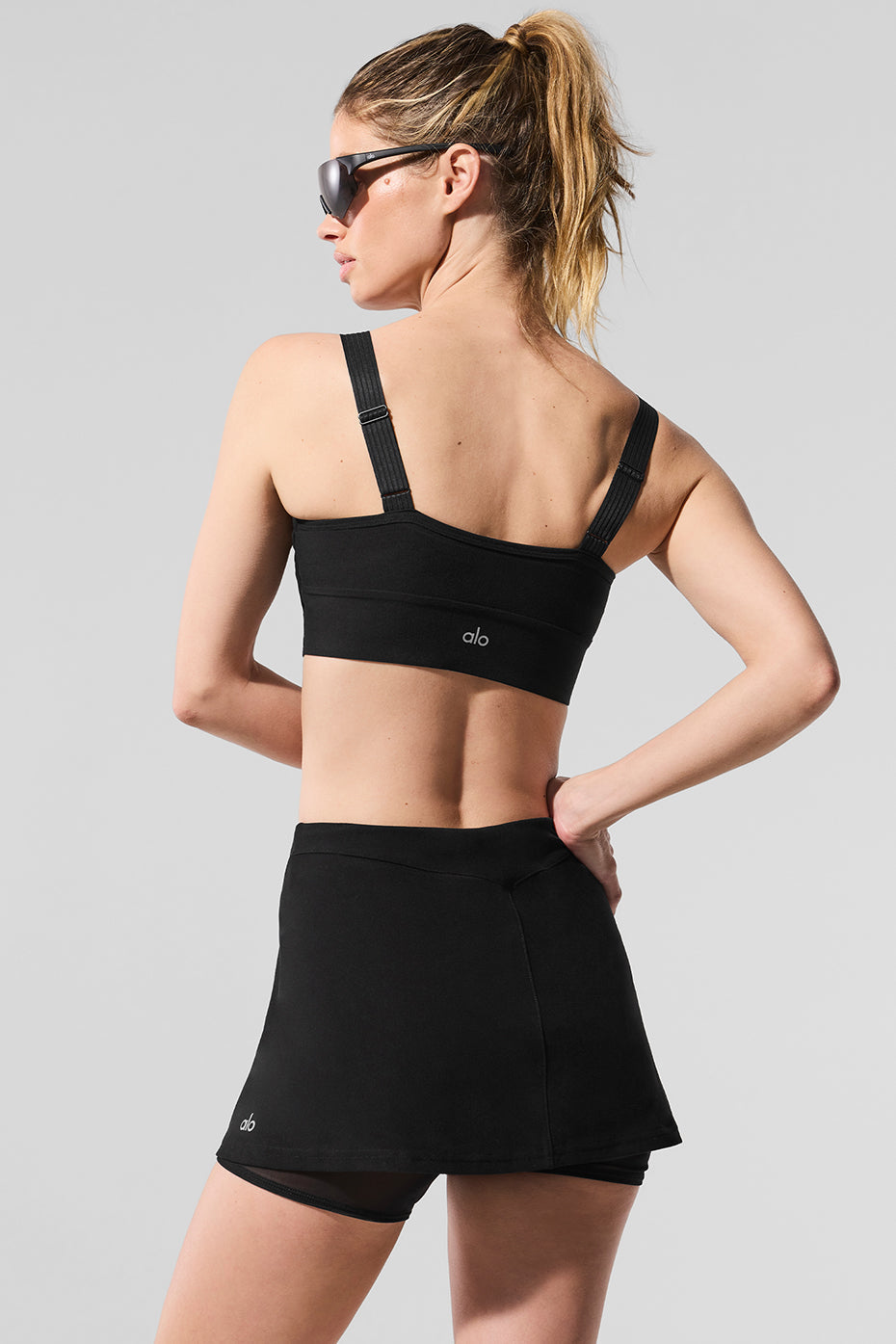 Alosoft Serve It Up Bra - Black