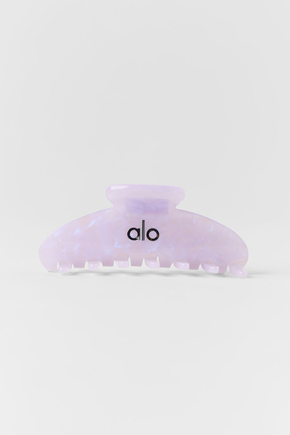 90's Claw Clip - Light Provence Blue Marble