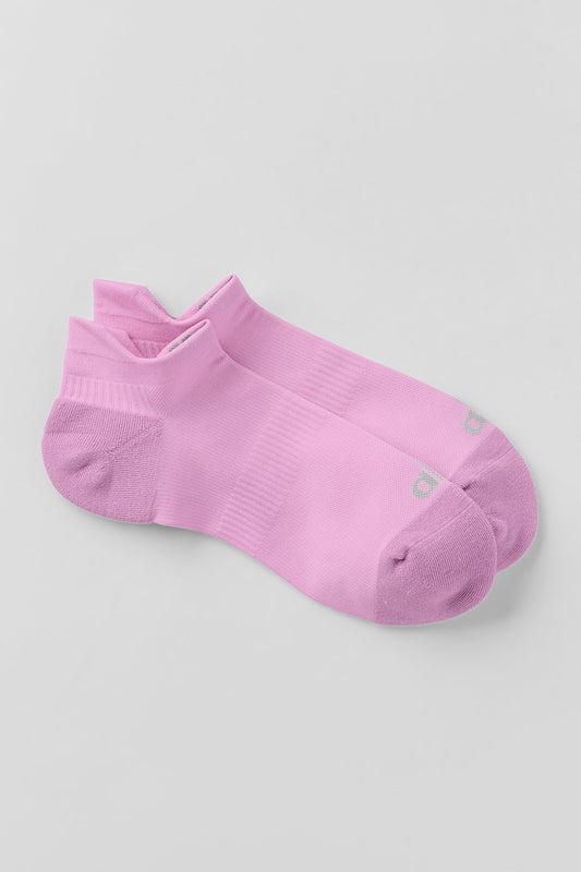 Unisex Performance Tab Sock - Candy Heart Pink