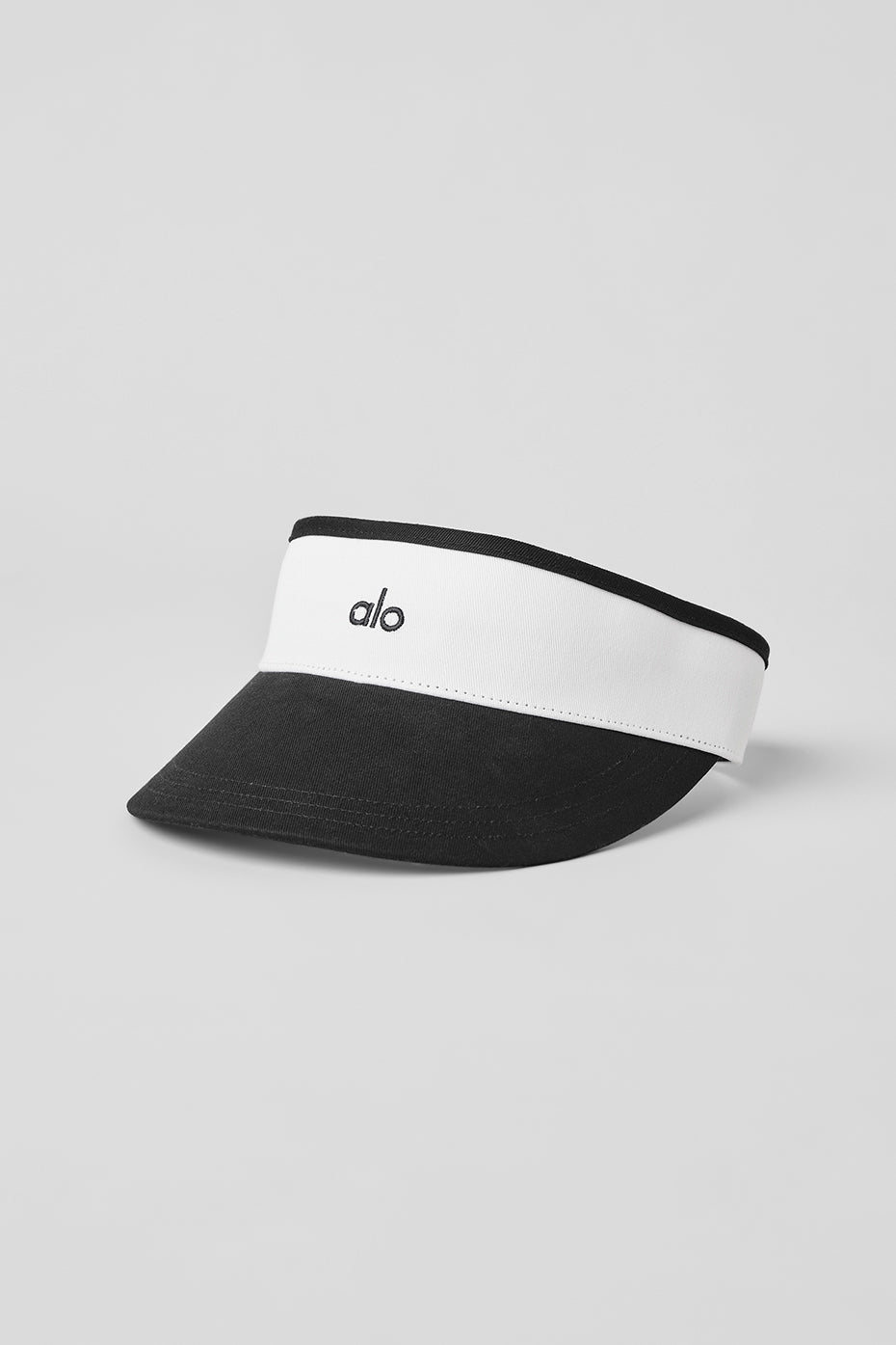Colorblock Visor - Black/White