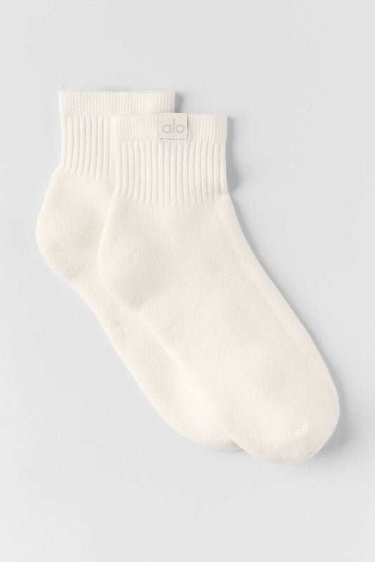 Quarter Crew Street Sock - Ivory