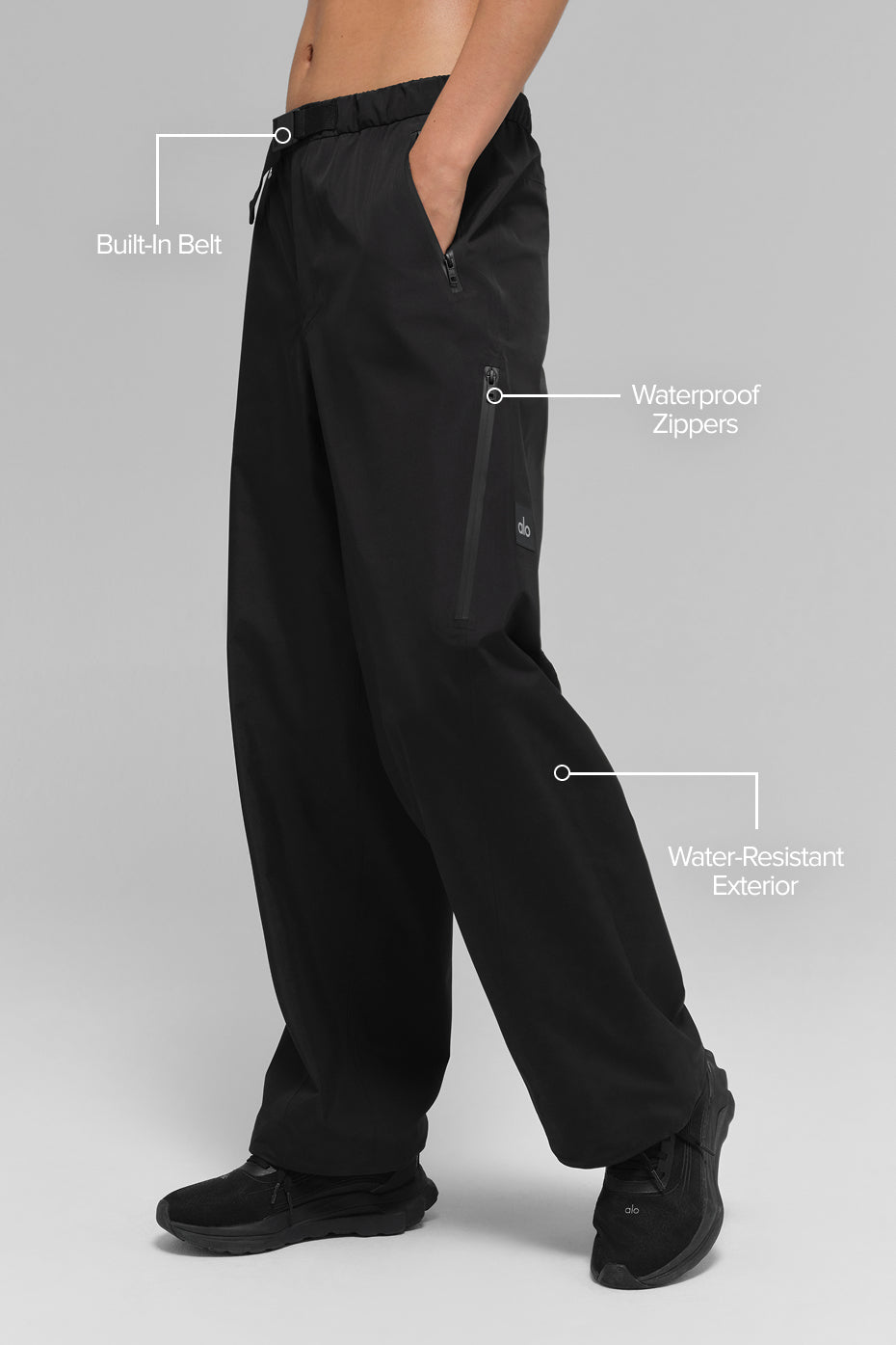 Alpha Shell Pant - Black