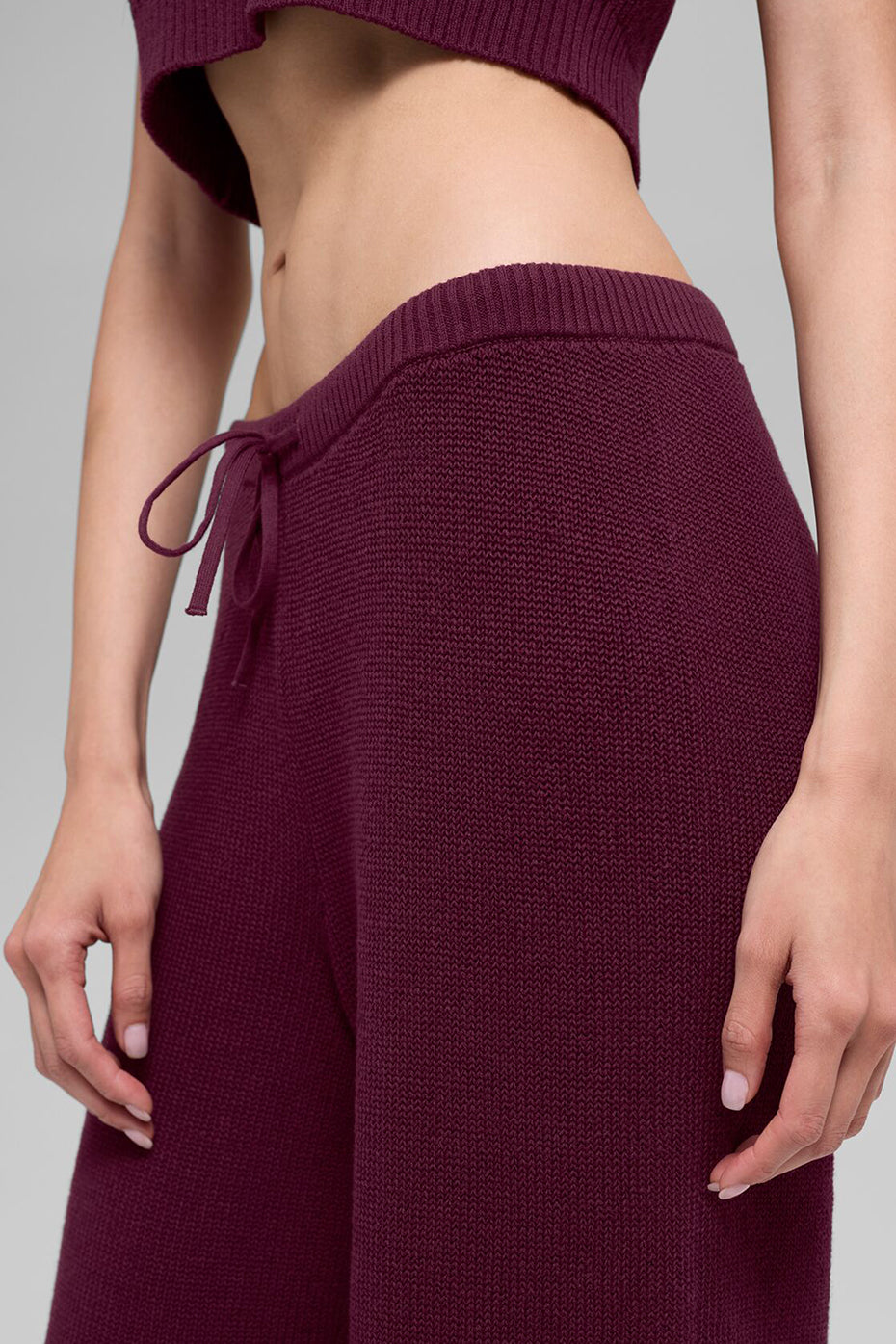 Supernatural Sweater Pant - Burgundy