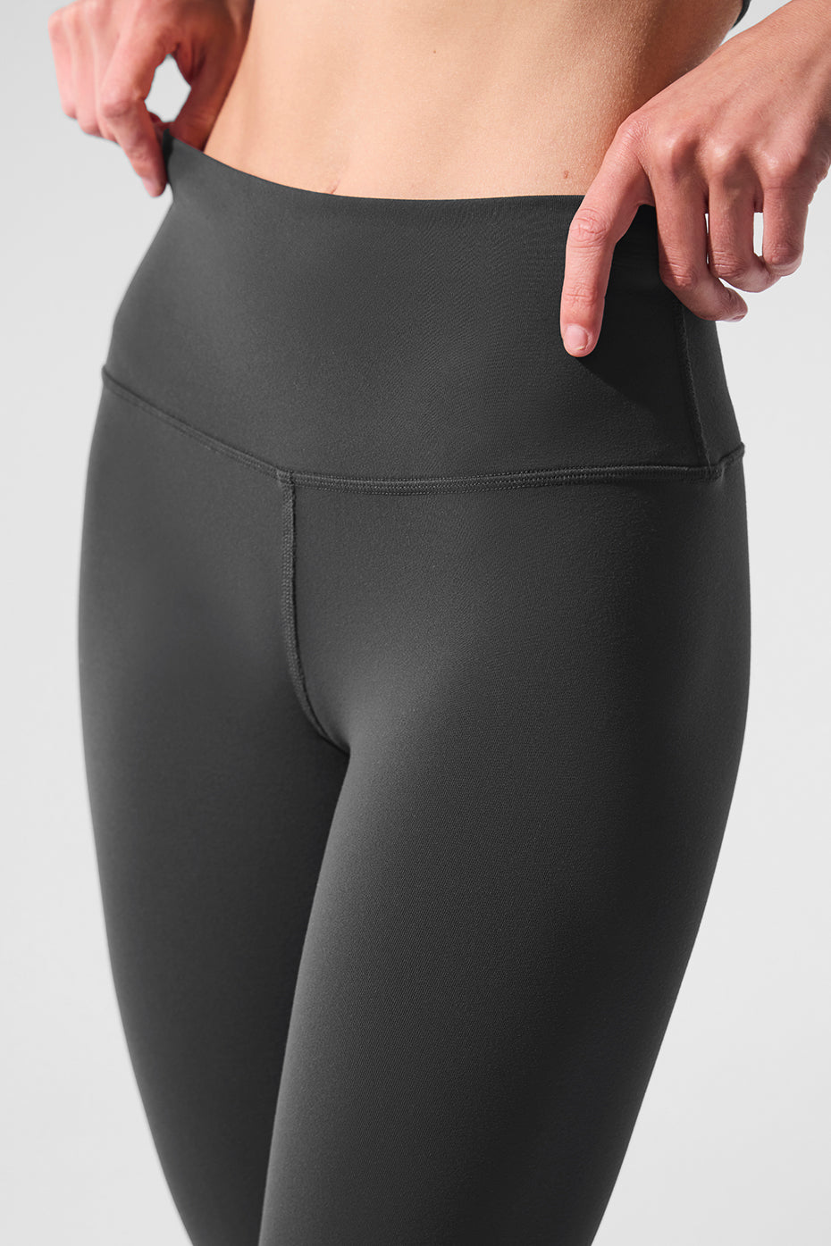 High-Waist Airbrush Legging - Anthracite