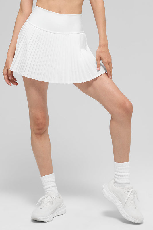 Serve Looks Tennis Skirt - White